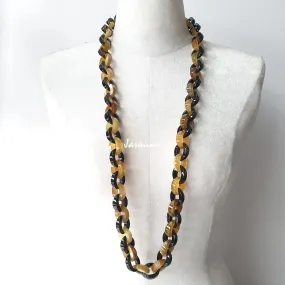 Buffalo Horn Necklace J17958, Black Honey Horn. Jasmino.vn