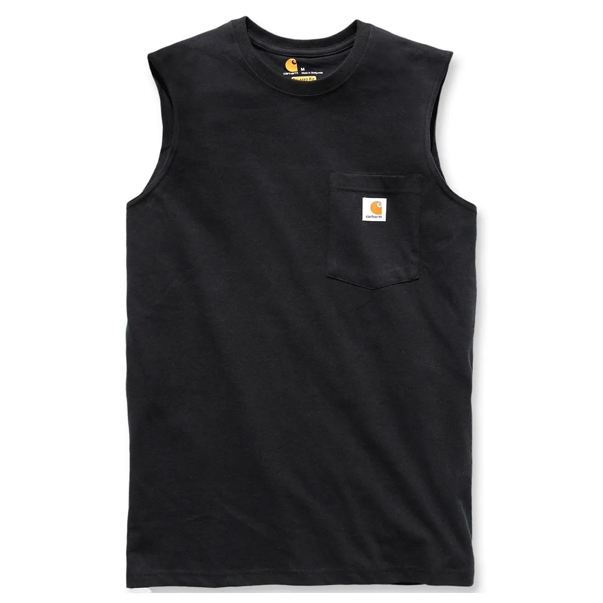 Carhartt&#x20;100374&#x20;Pocket&#x20;Sleeveless&#x20;T-Shirt&#x20;-&#x20;Black