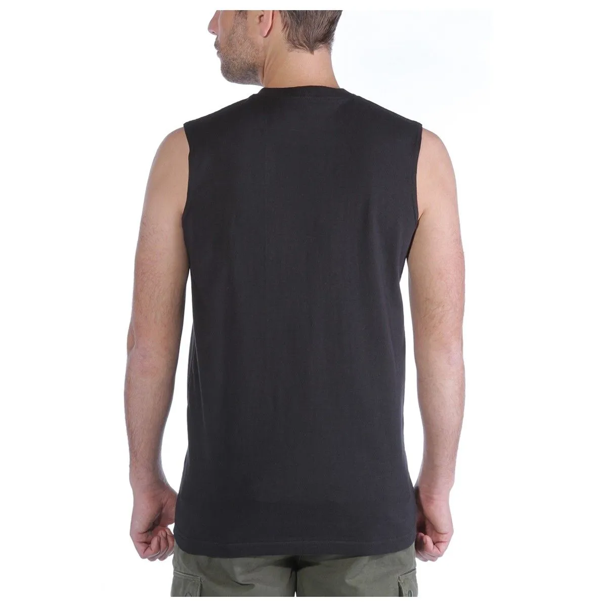 Carhartt&#x20;100374&#x20;Pocket&#x20;Sleeveless&#x20;T-Shirt&#x20;-&#x20;Black