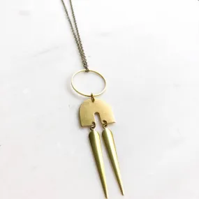 Long Spike Necklace