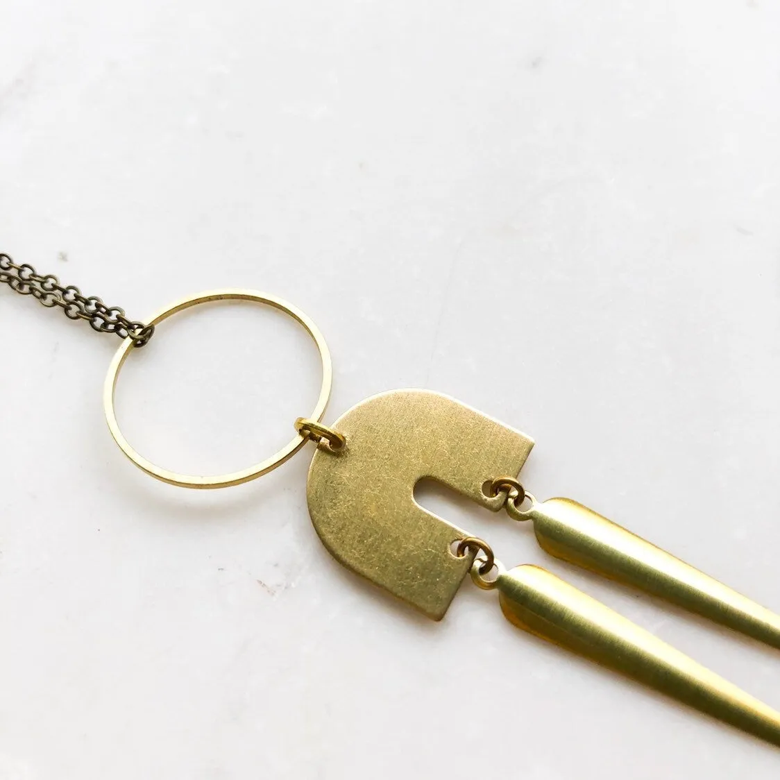 Long Spike Necklace