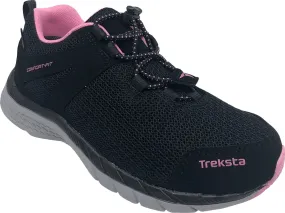 TrekSta Kid&#x27;s Clip Low Gore-Tex Quicklace Black/Pink | Buy TrekSta Kid&#x27;s Clip Low Gore-Tex Quicklace Black/Pink here | Outnorth